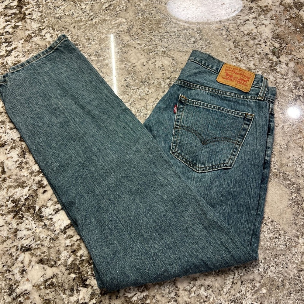 Vintage 2000s Levi's‎ 559 Relaxed Straight Jeans Blue Denim W34 L34